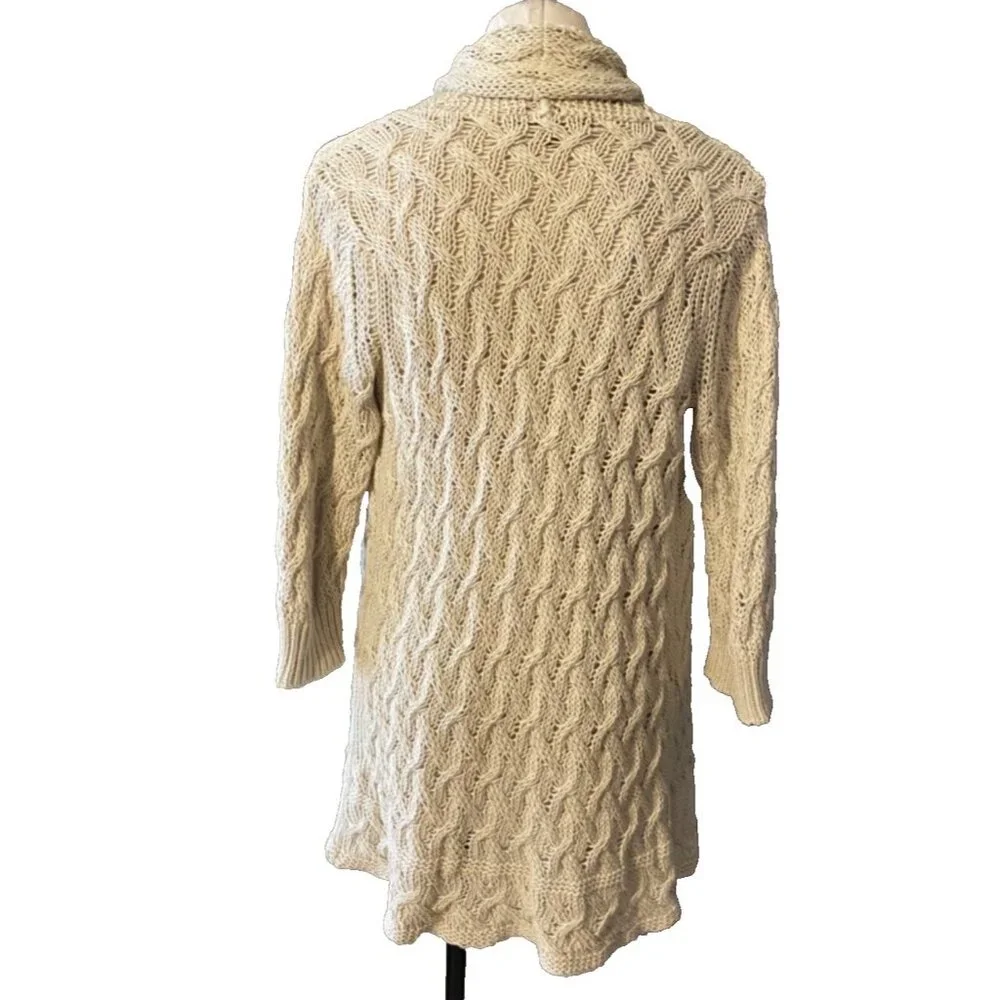 Tommy Bahama Womens Cardigan Sweater Light Brown Extra Small XS Linen Cotton - Picture 3 of 6